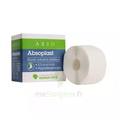 Absoplast Bande Adhésive élastique 2,5 M X 3 Cm à STRASBOURG