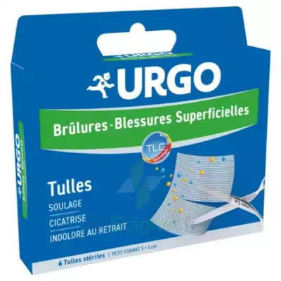 Urgo Brûlures - Blessures Superficielles Tulles Petit Format 5x5cm B/6 à STRASBOURG